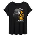 thumbnail image 1 of John Lennon - John Lennon Profile Dark Garments Only - Women's Oversized Graphic T-Shirt, 1 of 4