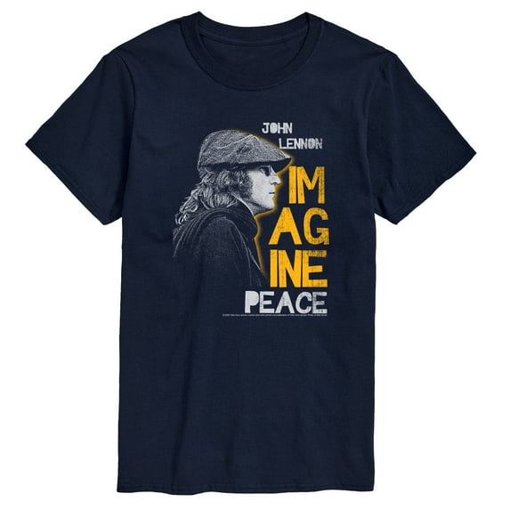 John Lennon - John Lennon Profile - Men's Short Sleeve Graphic T-Shirt