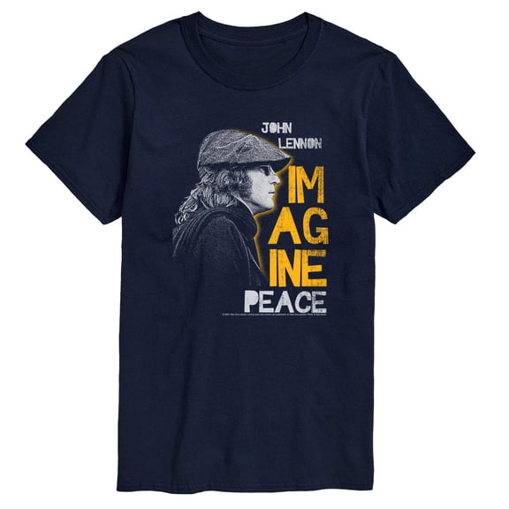 John Lennon - John Lennon Profile - Men's Short Sleeve Graphic T-Shirt