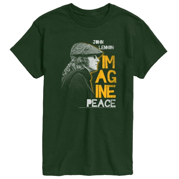 John Lennon - John Lennon Profile - Men's Short Sleeve Graphic T-Shirt