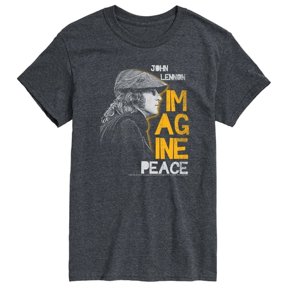 John Lennon - John Lennon Profile - Men's Short Sleeve Graphic T-Shirt