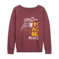 thumbnail image 1 of John Lennon - John Lennon Profile - Women's French Terry Long Sleeve Pullover, 1 of 4