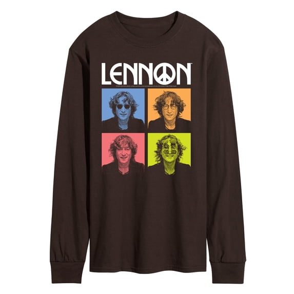 John Lennon - Lennon Block - Men's Long Sleeve Graphic T-Shirt