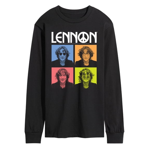 John Lennon - Lennon Block - Men's Long Sleeve Graphic T-Shirt