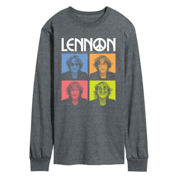 John Lennon - Lennon Block - Men's Long Sleeve Graphic T-Shirt