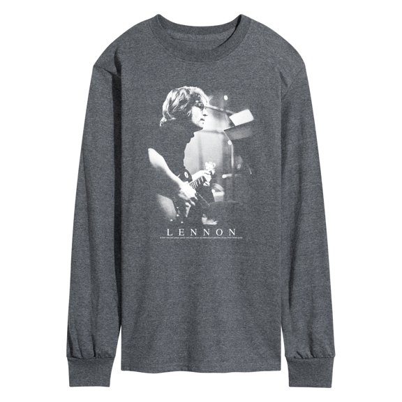 John Lennon - Lennon Guitar - Men's Long Sleeve Graphic T-Shirt