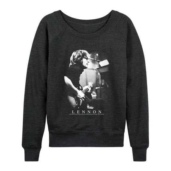 John Lennon - Lennon Guitar - Women's French Terry Long Sleeve Pullover