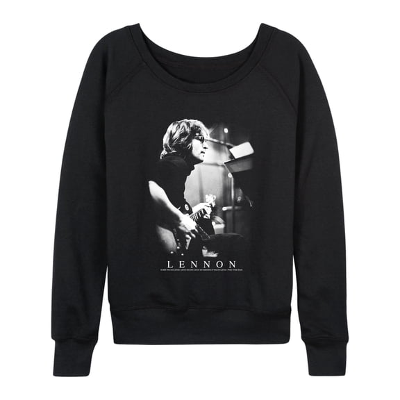 John Lennon - Lennon Guitar - Women's French Terry Long Sleeve Pullover