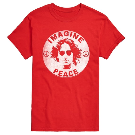 John Lennon - Lennon Imagine Peace - Men's Short Sleeve Graphic T-Shirt