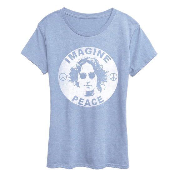 John Lennon - Lennon Imagine Peace - Women's Short Sleeve Graphic T-Shirt