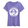 thumbnail image 1 of John Lennon - Lennon Imagine Peace - Women's Short Sleeve Graphic T-Shirt, 1 of 3