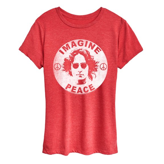 John Lennon - Lennon Imagine Peace - Women's Short Sleeve Graphic T-Shirt