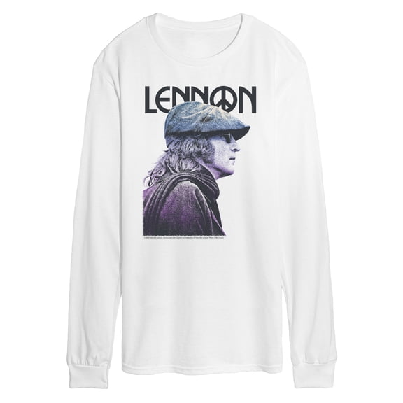 John Lennon - Lennon Peace - Men's Long Sleeve Graphic T-Shirt