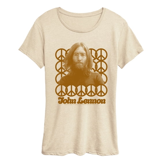 John Lennon - Lennon Peace Portrait - Women's Short Sleeve Graphic T-Shirt