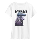 John Lennon - Lennon Peace - Womens Short Sleeve Graphic T-Shirt