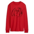 thumbnail image 1 of John Lennon - Line Drawing - Men's Long Sleeve Graphic T-Shirt, 1 of 3