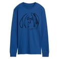 thumbnail image 1 of John Lennon - Line Drawing - Men's Long Sleeve Graphic T-Shirt, 1 of 4