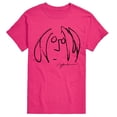 thumbnail image 1 of John Lennon - Line Drawing - Men's Short Sleeve Graphic T-Shirt, 1 of 3