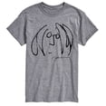 thumbnail image 1 of John Lennon - Line Drawing - Men's Short Sleeve Graphic T-Shirt, 1 of 4
