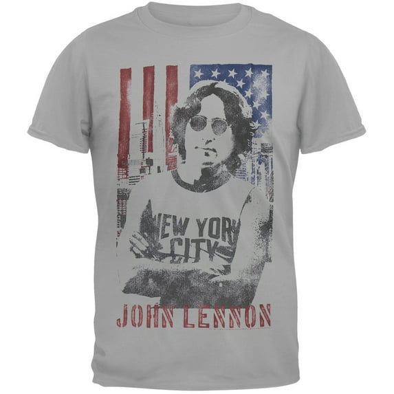 John Lennon Men's Versus the U.S. Soft Short Sleeve T Shirt
