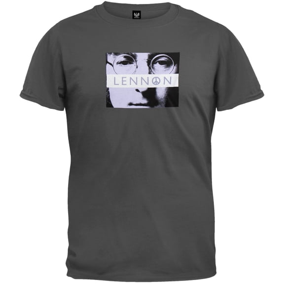 John Lennon Men's Yes Grey Short Sleeve Short Sleeve T Shirt