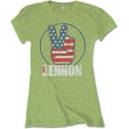 thumbnail image 1 of John Lennon Peace Fingers Skinny Fit T Shirt, 1 of 2