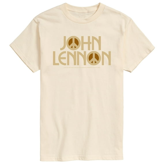 John Lennon - Peace Logo - Men's Short Sleeve Graphic T-Shirt