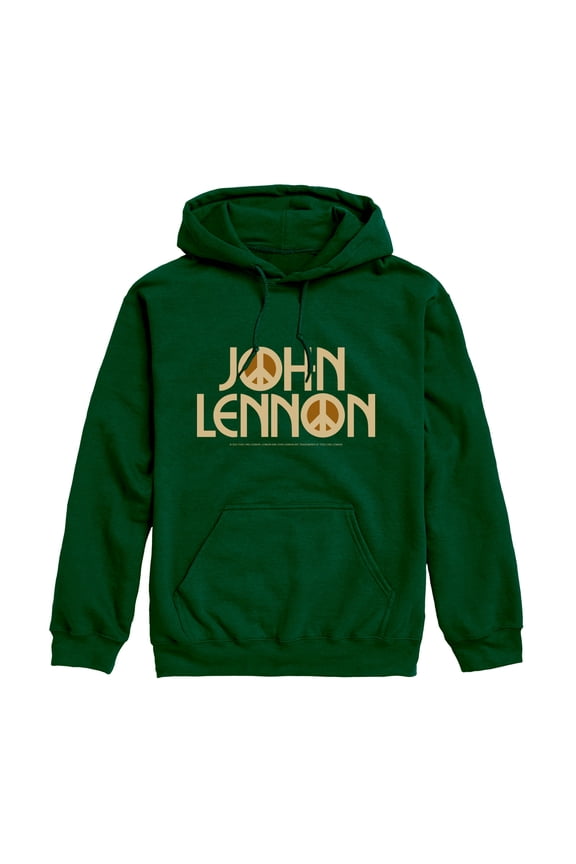 - Peace Logo - Mens Long Sleeve Fleece Pullover Hoodie