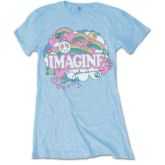 John Lennon - Rainbows, Love Peace - T-Shirt