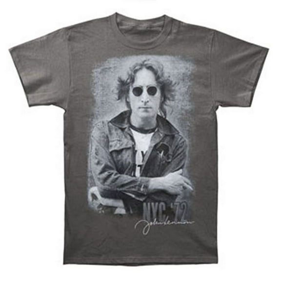 Men's John Lennon NYC '72 Slim Fit T-shirt Medium Grey