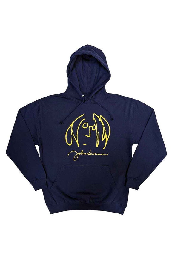 John Lennon Unisex Pullover Hoodie: Self Portrait (Medium)