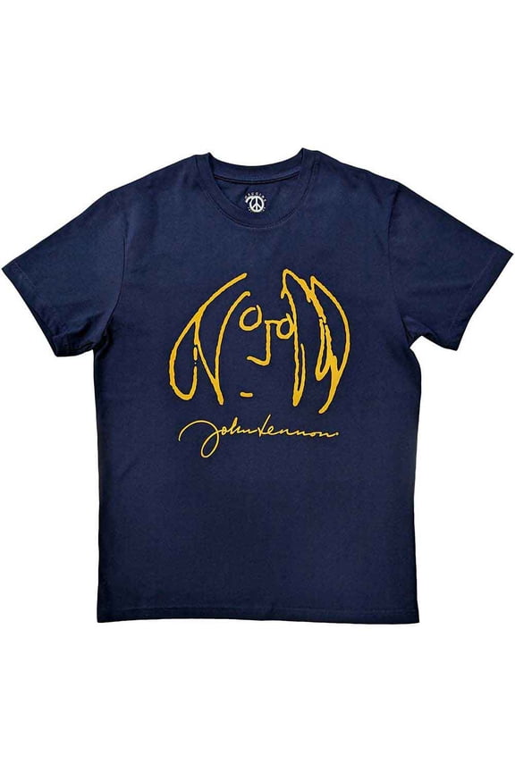 John Lennon Unisex T-Shirt: Self Portrait (Large)