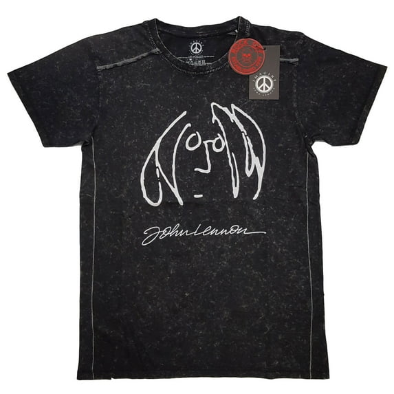 John Lennon Unisex T-Shirt Self Portrait (Wash Collection) (Medium)