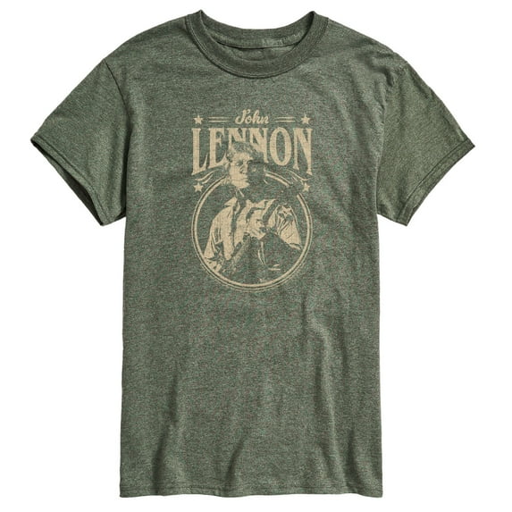 John Lennon - Vintage Guitar - Men's Short Sleeve Graphic T-Shirt