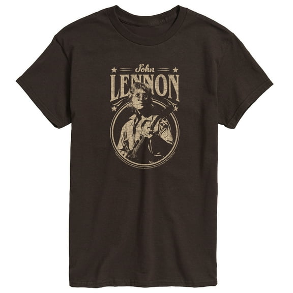 John Lennon - Vintage Guitar - Men's Short Sleeve Graphic T-Shirt