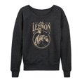thumbnail image 1 of John Lennon - Vintage Guitar - Women's French Terry Long Sleeve Shirt, 1 of 4