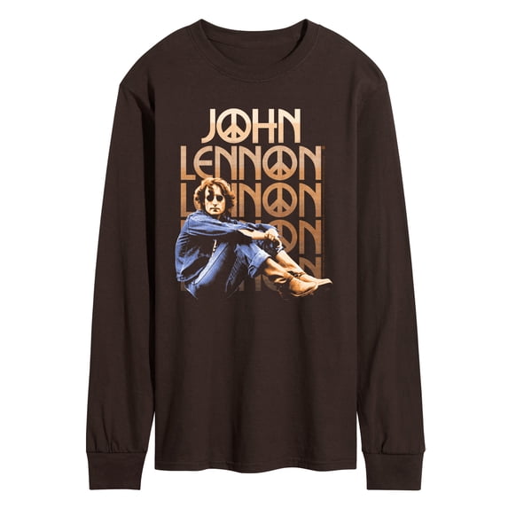 John Lennon - Vintage Look - Men's Long Sleeve Graphic T-Shirt