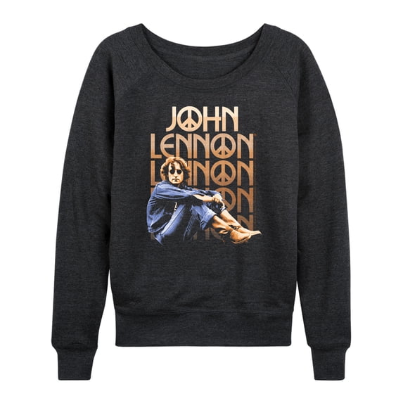 John Lennon - Vintage Look - Women's French Terry Long Sleeve Shirt