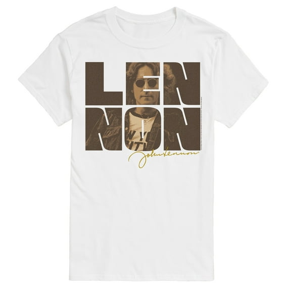 John Lennon - Vintage Photo - Men's Short Sleeve Graphic T-Shirt