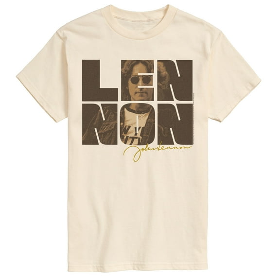 John Lennon - Vintage Photo - Men's Short Sleeve Graphic T-Shirt