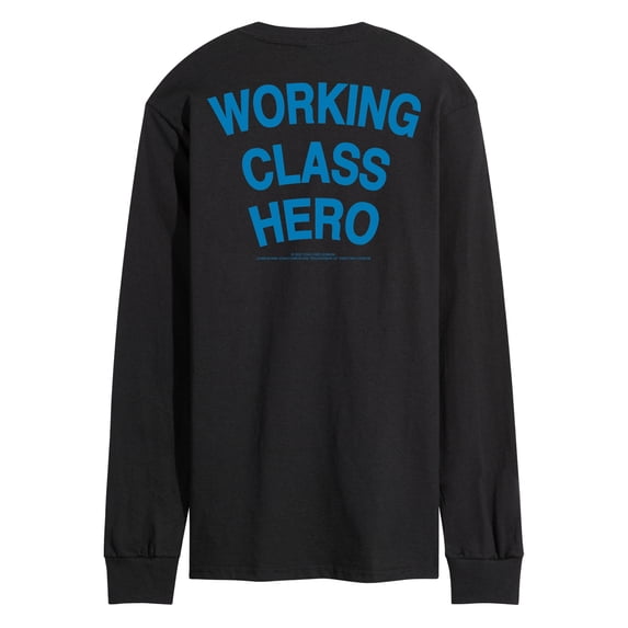 John Lennon - Working Class Hero - Men's Long Sleeve Graphic T-Shirt