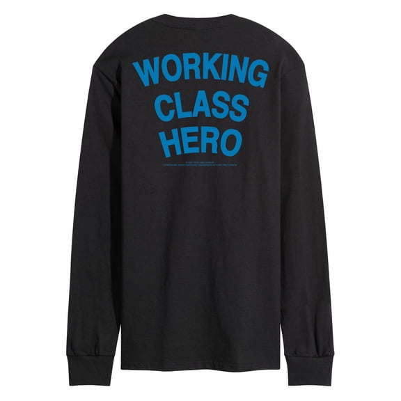 John Lennon - Working Class Hero - Men's Long Sleeve Graphic T-Shirt