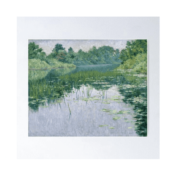John Leslie Breck Grey Day On The Charles Poster Home Decor Office Wall Art