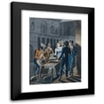 thumbnail image 1 of John Lewis Krimmel 19x24 Black Modern Framed Museum Art Print Titled - Nightlife in Philadelphia-An Oyster Barrow in Front of the Chestnut Street Theater (1811-Ca. 1813), 1 of 5