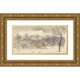 thumbnail image 1 of John Linnell 24x14 Gold Ornate Framed and Double Matted Museum Art Print Titled - View at Mr. Sheppard's, the Ridge, Gloucestershire, 1 of 4