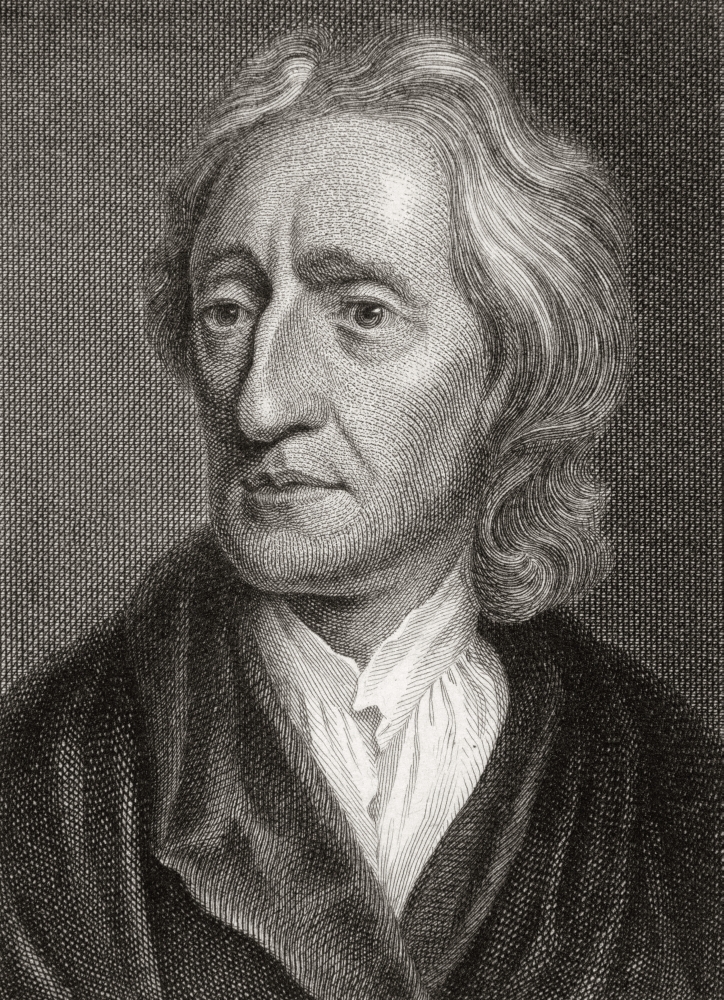 John Locke 1632 To 1704 English Philosopher Canvas Art - Ken Welsh Design Pics (12 x 17)