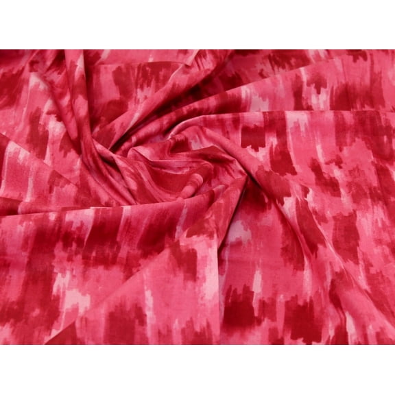 John Louden 100% Cotton Fabric Rose - per yard