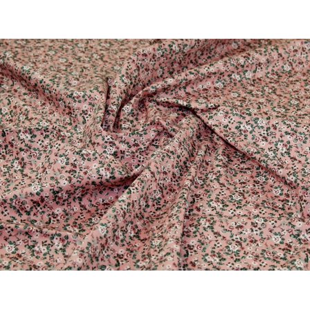 John Louden 100% Cotton Poplin Fabric Rose - per yard
