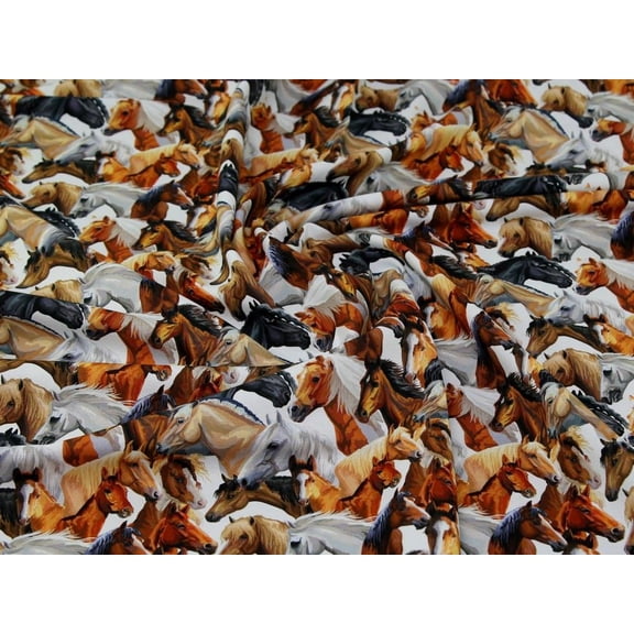 John Louden Cotton Canvas Fabric, Brown Animal Print for Bag Making, Dressmaking & Upholstery, 53" Wide, By the Yard