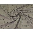 John Louden Cotton Jersey Stretch Knit Fabric Grey per yard